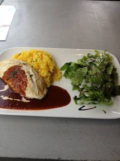 白い卵のイタリアンオムライス