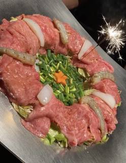 ☆お祝い炊き肉☆極上カルビ＆特選リブロースセット