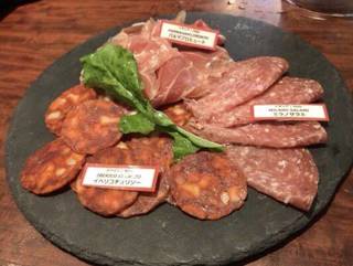 生ハムの盛り合わせ(3種)