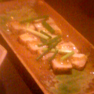 豚バラのローストハニーマスタードソース