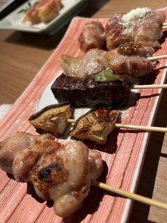 炭火焼き串【５種】盛り合わせ