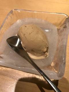 栗のアイスクリーム
