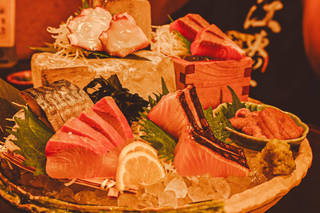 お造り５種氷山盛り