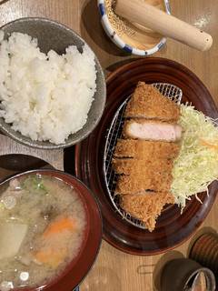 能登豚ロース定食大