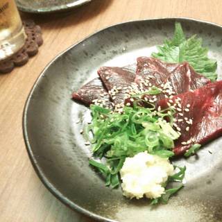 クジラのお刺身