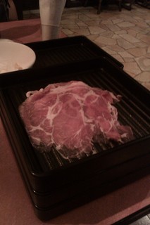 火鍋食べ放題の牛肉