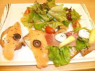 タルティーヌランチセット