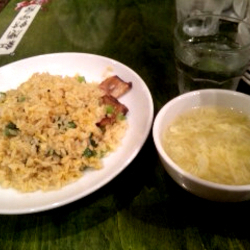 豚バラ青菜チャーハン