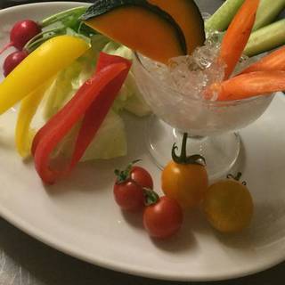 冷静野菜スティック～バジルマヨソース～