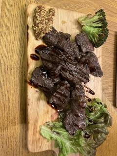 牛ハラミの厚切りステーキ