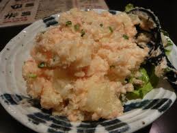 蟹とクリームチーズの明太ポテトサラダ