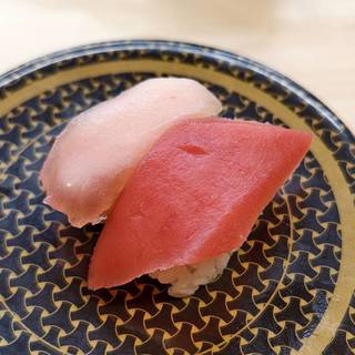 まぐろ二種盛り（まぐろ・とろびんちょう）