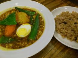 納豆とオクラのスープカレー