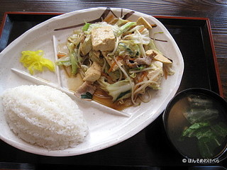 豆腐チャンプル定食