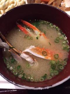 蟹味噌汁