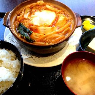 チゲ鍋定食