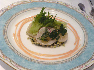 ホタテ貝のマリネ