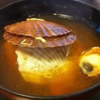 ホタテ椎貝のお味噌汁