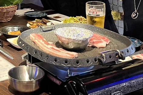 サムギョプサル、チヂミ、チーズボール等