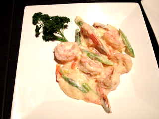 大エビのまろやかマヨネーズ炒め