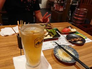 とうもろこしのひげ茶サワー