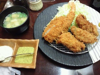 カキフライご馳走定食
