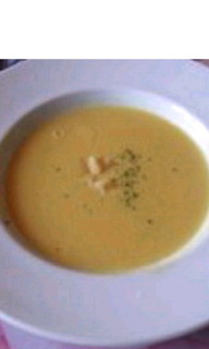 自家製とうもろこしのポタージュスープ