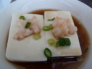 海老と京豆腐の蒸し物