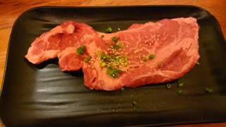 網焼きビフテキ