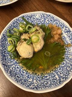 牡蠣ポン酢