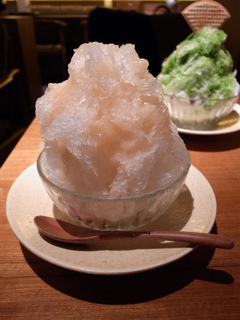 天然氷のかき氷