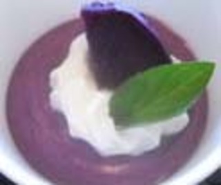 紫芋のババロワ