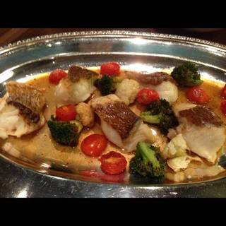 白身魚と野菜のグリル