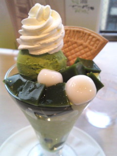 抹茶パフェ