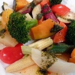 地物野菜のゴロゴロ温サラダ