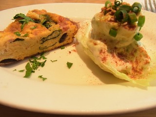 スパニッシュオムレツ＆アボガドシュリンプのディップ