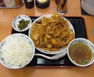 バクダン炒め定食