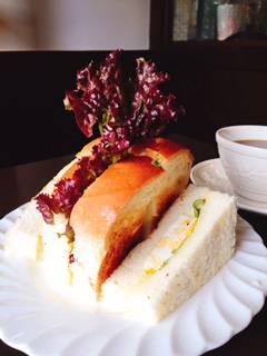 ハムエッグトーストサンド