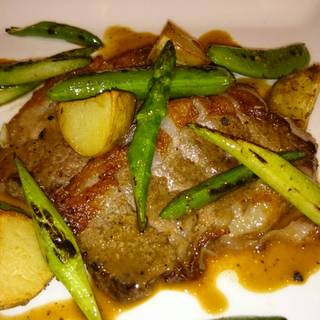 箱根牛のステーキ