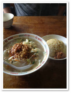 塩にんにく野菜ラーメンセット