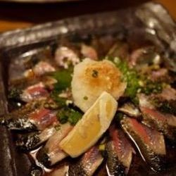 秋刀魚のたたき肝ソース
