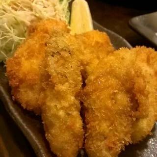 大粒のカキフライ