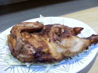 鳥の片身揚げ