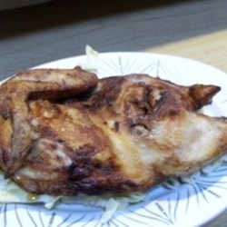 鳥の片身揚げ