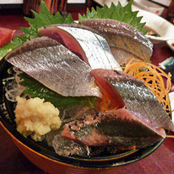 秋刀魚の刺身