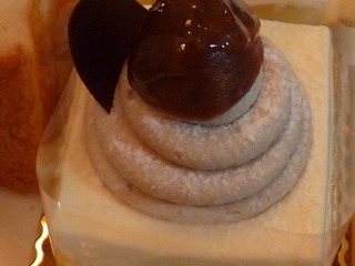 栗のショートケーキ