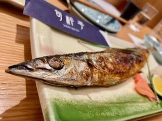 新秋刀魚の塩焼き