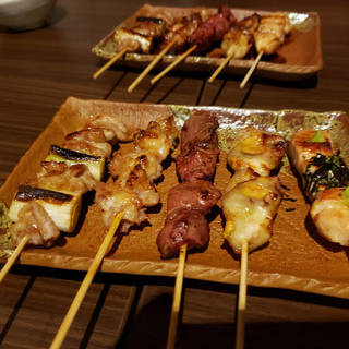 おまかせ串五本盛り