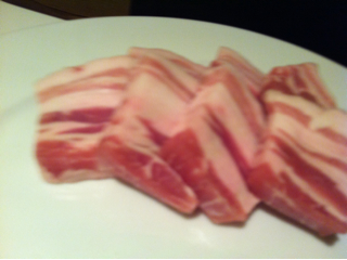 燻製サムギョプサル