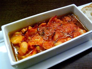 タコのガーリックオイルソテー